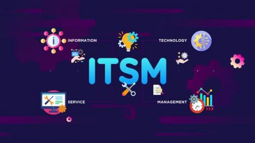 Videohive - ITSM IT Service Management infographic - 47975124