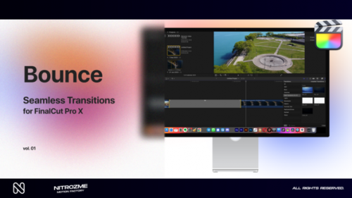 Videohive - Bounce Transitions Vol. 01 for Final Cut Pro X - 47985787