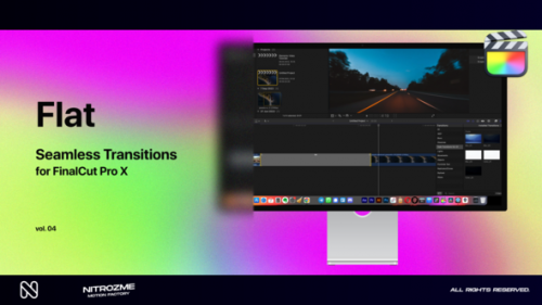 Videohive - Flat Transitions Vol. 04 for Final Cut Pro X - 47985841