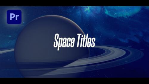 Videohive - Space Titles | Premiere Pro - 47929095