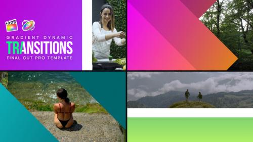 Videohive - Gradient Dynamic Transitions | FCPX - 47917339