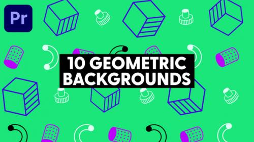 Videohive - Geometric Backgrounds - 47958870