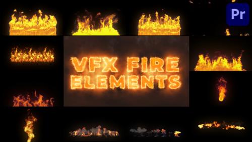 Videohive - VFX Fire Elements for Premiere Pro - 47982131