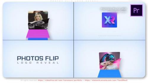 Videohive - Photos Flip Logo Reveal - 47952776