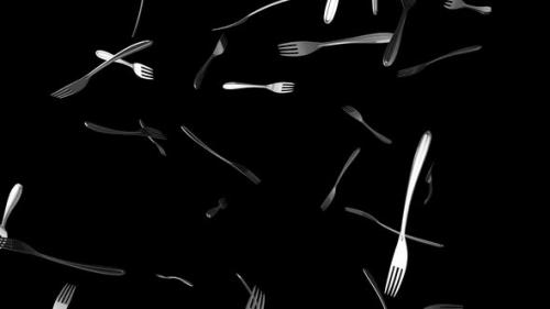 Videohive - Falling Forks - 47978753