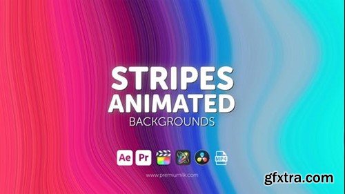 Videohive Stripes Animated Backgrounds 48124040