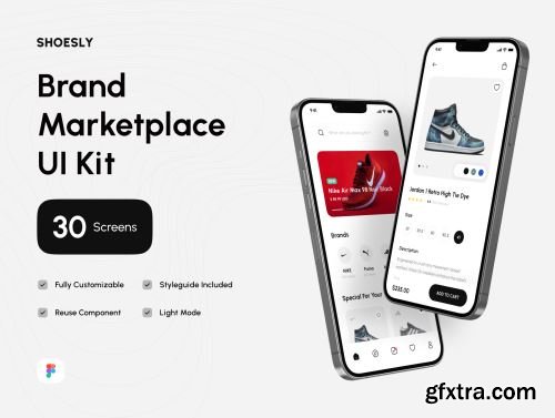 Shoesly - Brand Marketplace App UI Kit Ui8.net