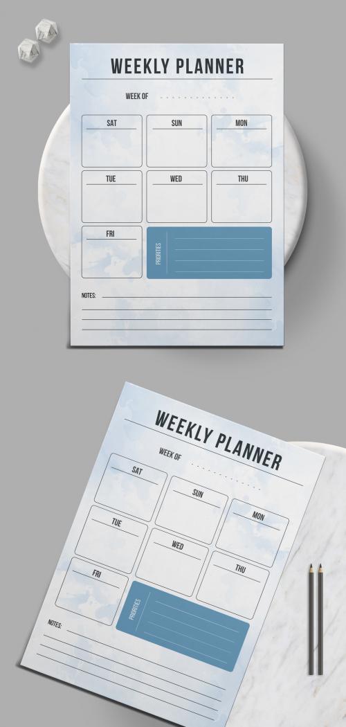 Weekly Planner Design 639779068
