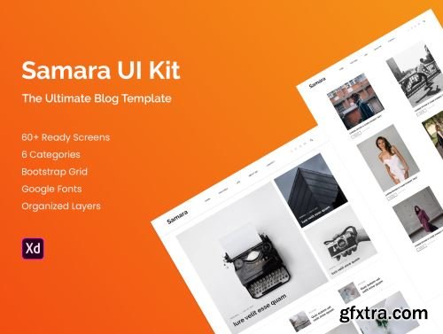 Samara - Blog UI Kit Ui8.net