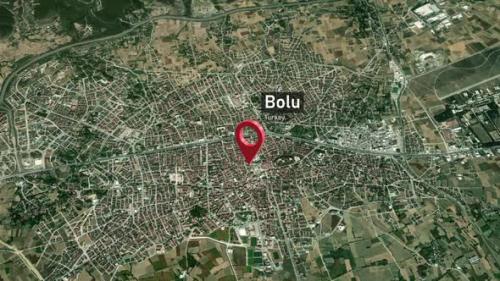 Videohive - Bolu City Map Zoom (Turkey) from Space to Earth - 47982623