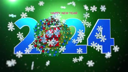 Videohive - Happy New Year Greeting Card 2024 V5 - 48023715