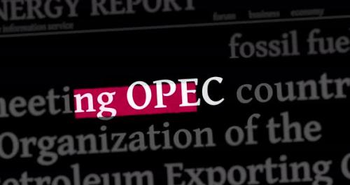 Videohive - OPEC Oil Petroleum Exporting headline news titles media - 48024735