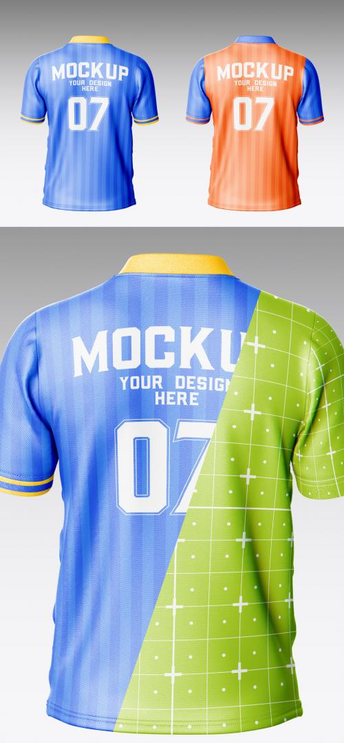 Soccer Men's Sports T-shirt Mockup 639338211