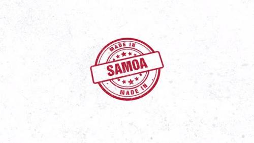 Videohive - Made In Samoa Rubber Stamp - 48025332