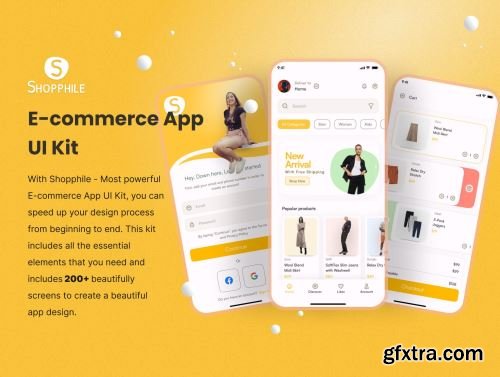Shopphile - E-commerce App UI Kit Ui8.net