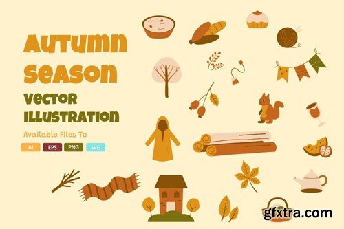 Autumn Season Illustration HGNJHF4