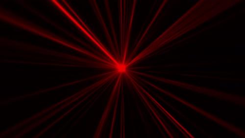 Videohive - Stripe Rays Light Tunnel Red Loop V4 - 48025931