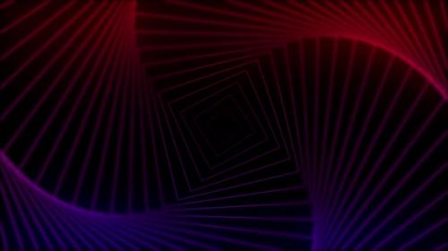 Videohive - Colorful Lines Looped Background - 48026102