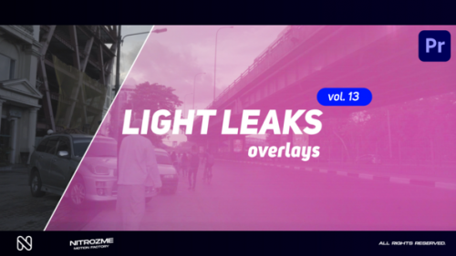 Videohive - Light Leaks Overlays Vol. 13 for Premiere Pro - 48037678