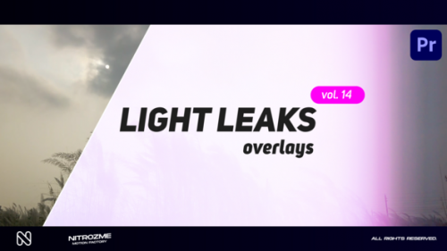Videohive - Light Leaks Overlays Vol. 14 for Premiere Pro - 48037684