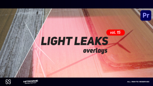 Videohive - Light Leaks Overlays Vol. 15 for Premiere Pro - 48037688