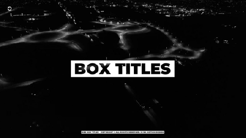 Videohive - Box Titles | FCPX - 48038838