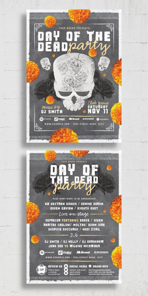 Day of the Dead Party Flyer Layout 638428700