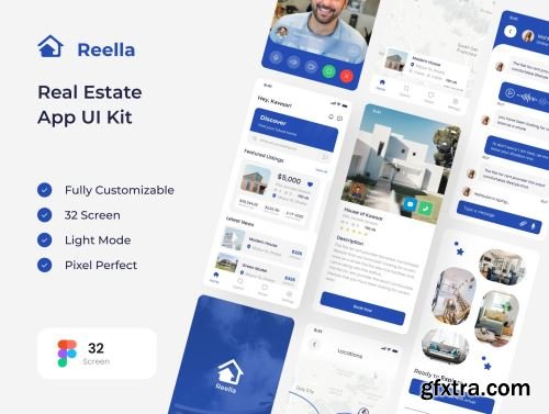 Reella - Real Estate App UI Kit Ui8.net