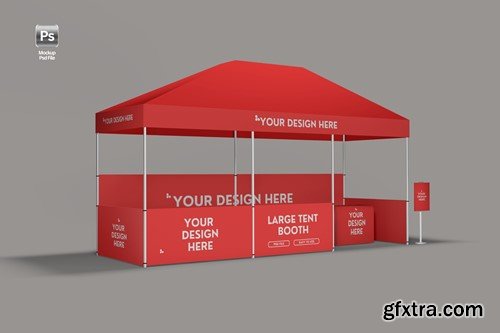 Large Tent Booth Mockup STMZW3C