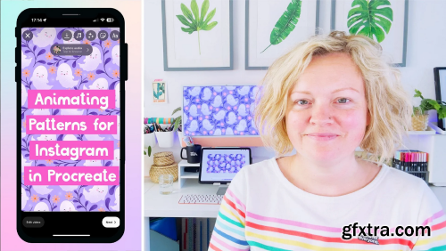 Easy Surface Pattern Design Animations for Instagram with Procreate