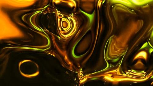 Videohive - Abstract wavy flowing liquid .Moving shape layer style with texture pattern glossy motion background - 48044567