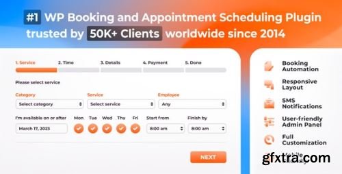 CodeCanyon - Bookly PRO – Appointment Booking and Scheduling Software System v6.8 - 7226091 - Nulled