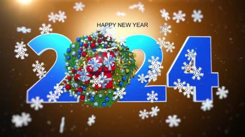 Videohive - Happy New Year Greeting Card 2024 V6 - 48046072