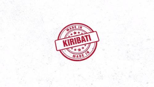 Videohive - Made In Kiribati Rubber Stamp - 48046365