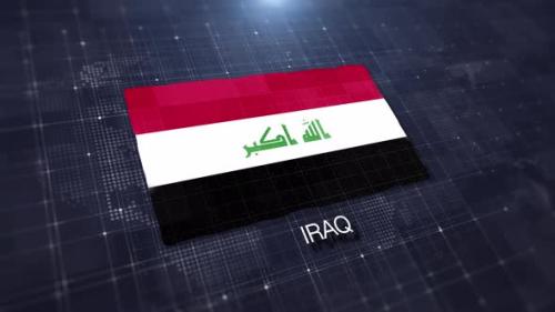 Videohive - Iraq Flag Displaying - 48068218