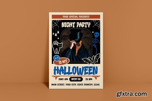 Halloween Party Flyer EAHCEKB