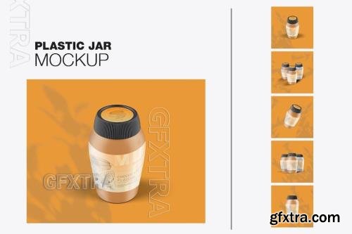 Food Plastic Jar Mockup A8TSNY9