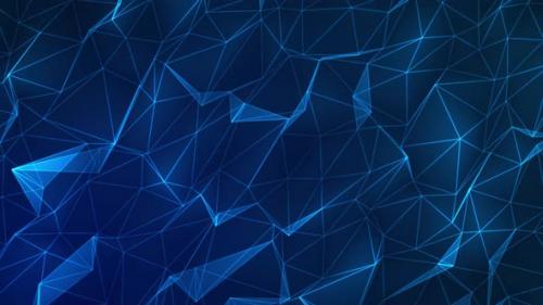 Videohive - Abstract Plexus Technology Background - 48042740