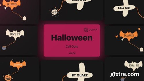 Videohive Halloween Call Outs Vol. 04 48261357