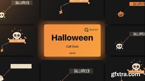 Videohive Halloween Call Outs Vol. 01 48261326