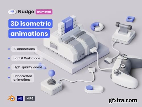 Nudge 3D animated Ui8.net