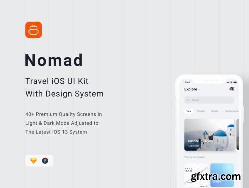 Nomad iOS Design System Ui8.net