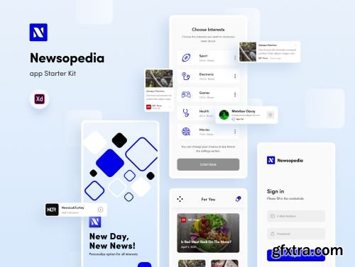 Newsopedia App Starter Kit Ui8.net