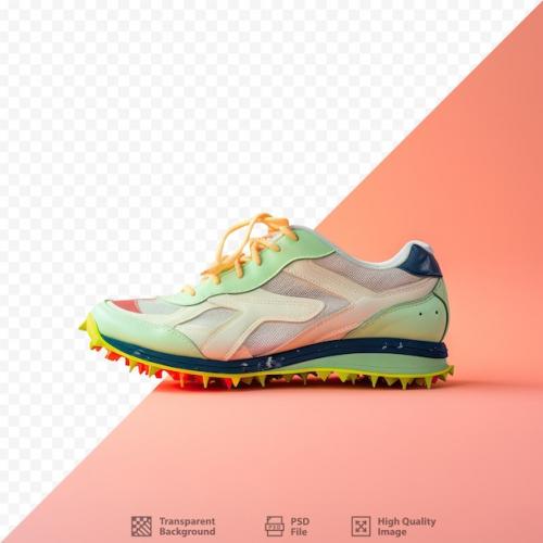 Premium PSD | Isolated transparent background with track shoes Premium PSD