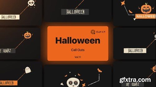 Videohive Halloween Call Outs Vol. 11 48290655