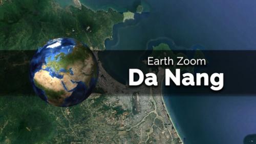 Videohive - Da Nang (Hawaii) Earth Map Zoom to the City from Space - 48035649