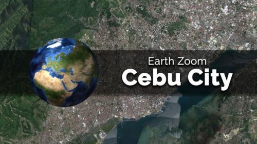 Videohive - Cebu City (Philippines) Earth Map Zoom to the City from Space - 48035665