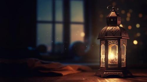 Videohive - Ramadan Lantern Background Loop - 48039768