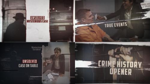 Videohive - Crime History Opener - 48040696