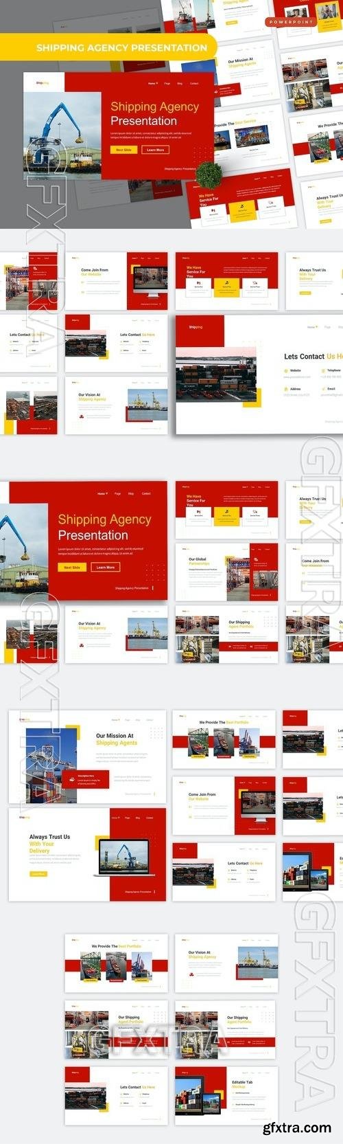 Shipping Agency PowerPoint, Keynote and Google Slides Templates